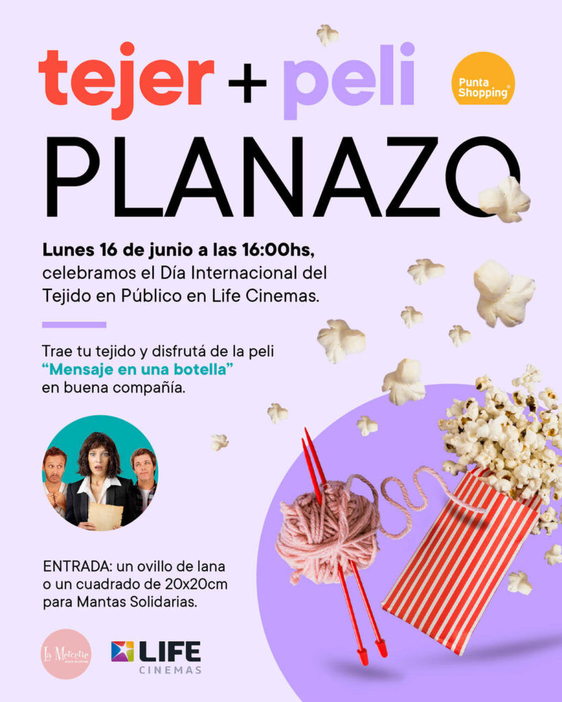 Tejer + peli = Planazo