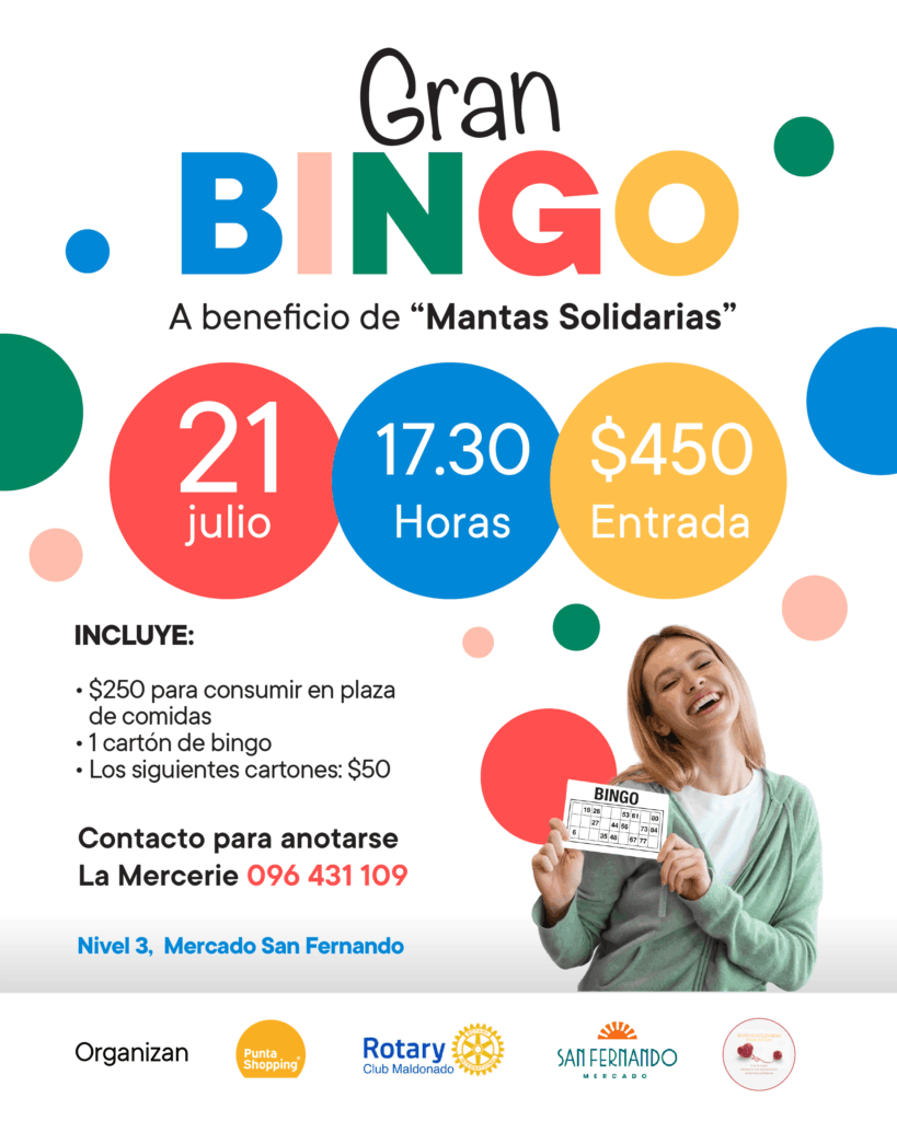 Bingo a beneficio de Mantas Solidarias