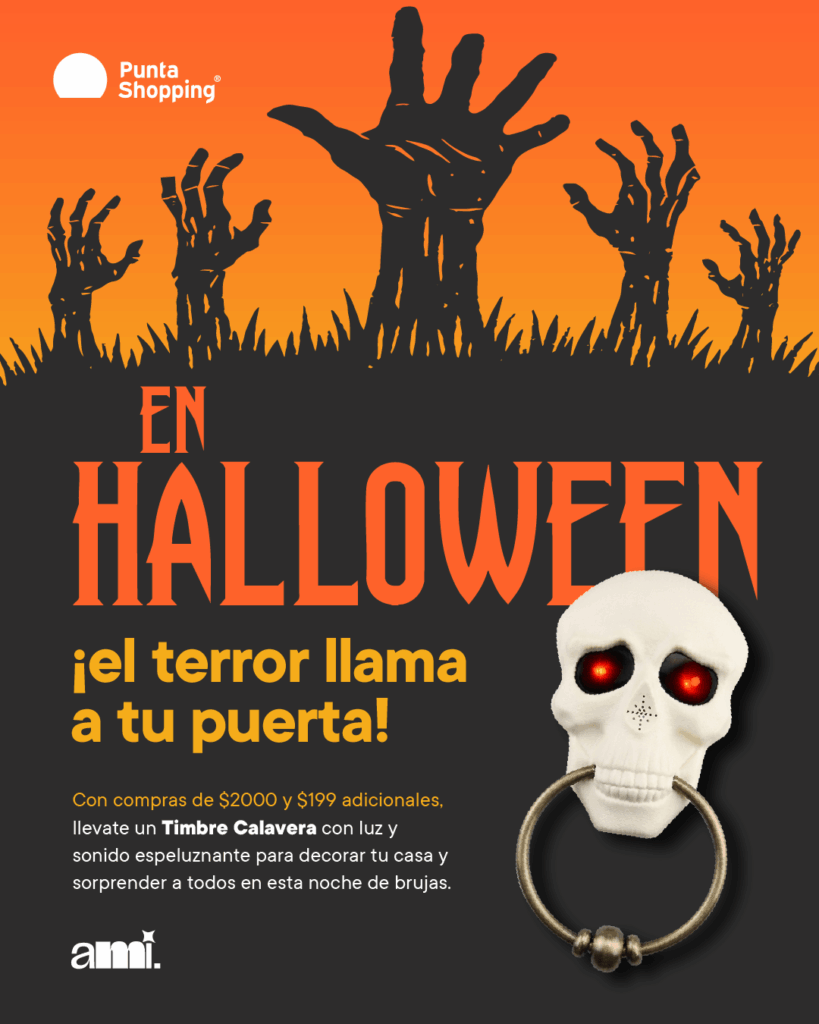 En Halloween, ¡el terror llama a tu puerta!
