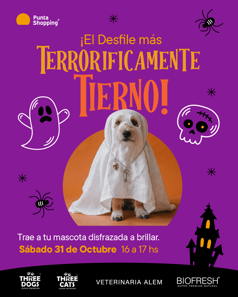 ¡Llega el desfile más terroríficamente tierno a Punta Shopping!